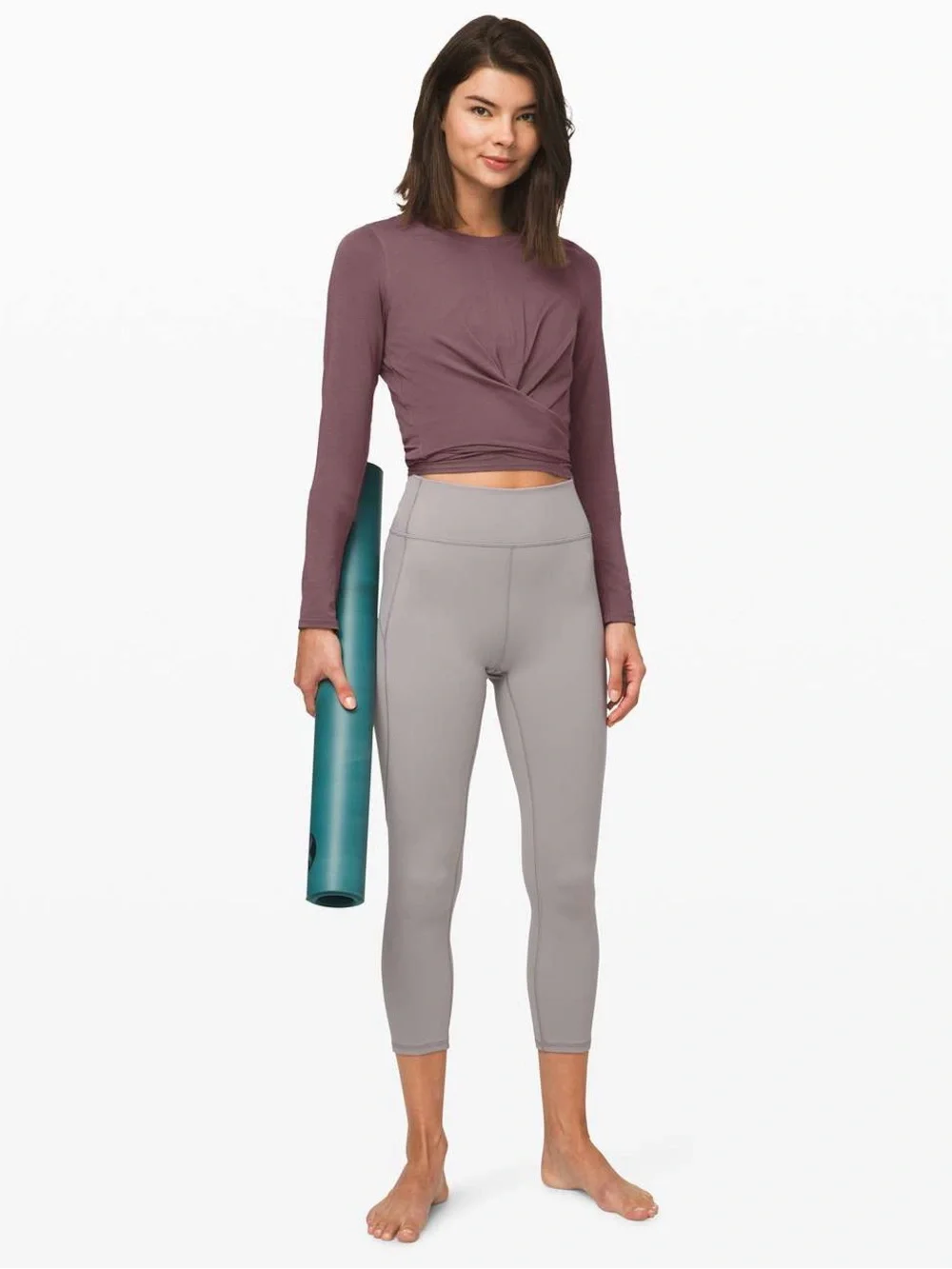 sold Lululemon Time to Restore Long Sleeve in Antique Bark
